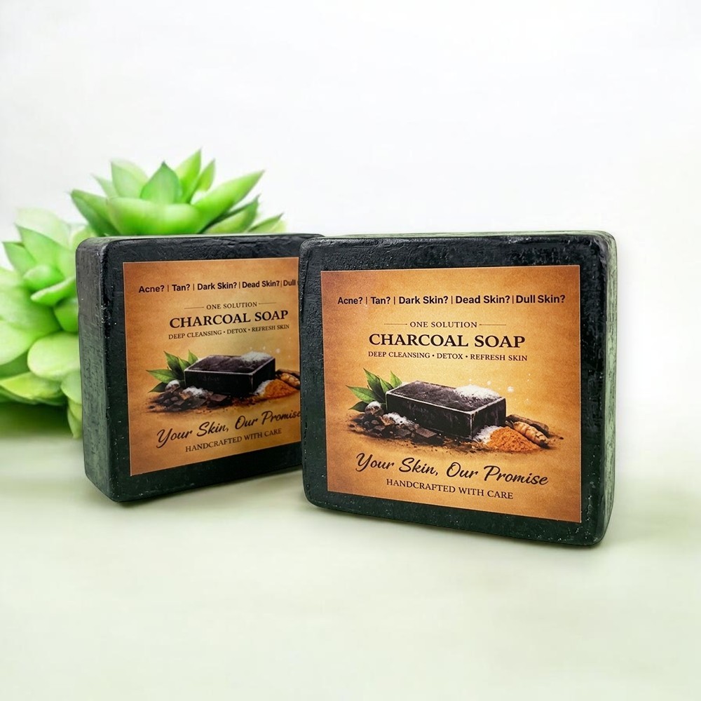 Charc Glow – Detox Body Bar (Charcoal Soap)