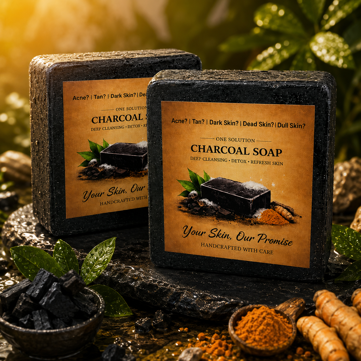 Charc Glow – Detox Body Bar (Charcoal Soap) - Image 5