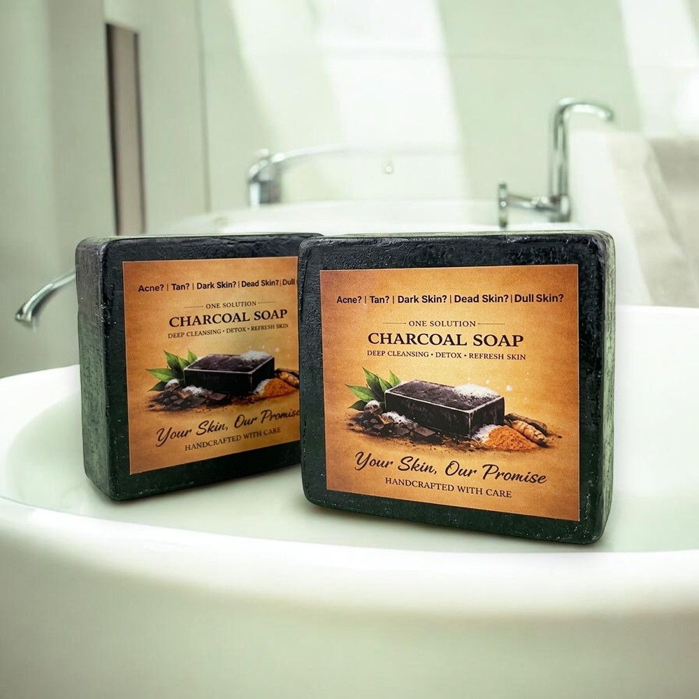 Charc Glow – Detox Body Bar (Charcoal Soap) - Image 4